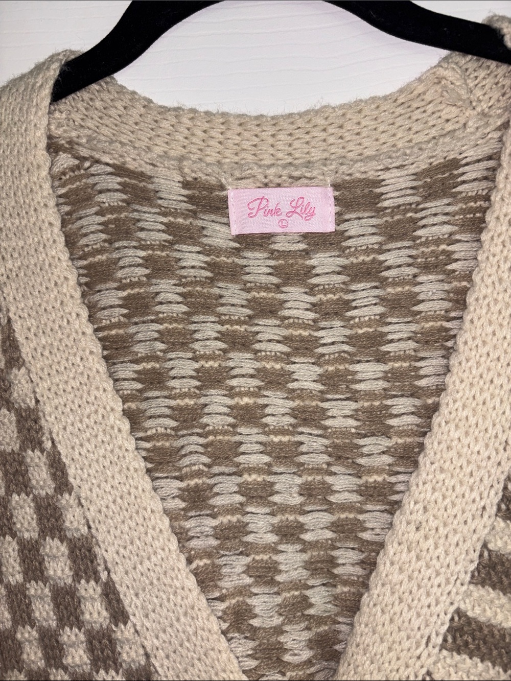Pink Lilly Cardigan Sweater - Picture 2 of 6